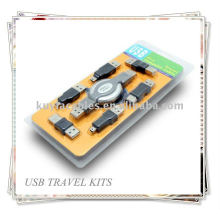 USB a IEEE 1394 Firewire Travel Kit Cable 6 Adaptadores